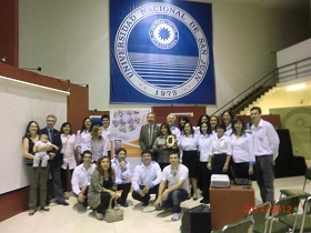 voluntarios y autoridades de la UNSJ
